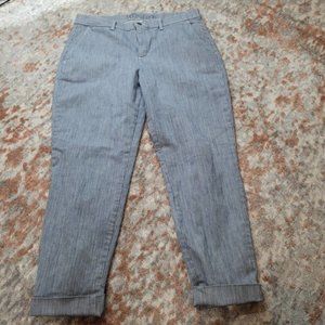 3/$25 Yoga Jeans Blue and White Striped Jeans - Size 32